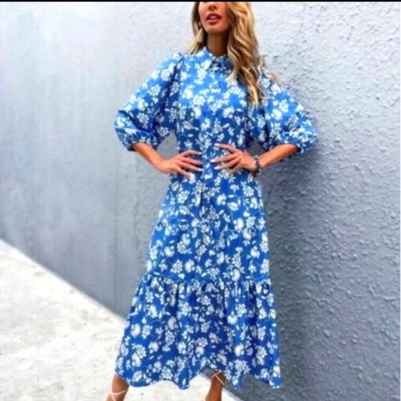 Zara Dresses & Skirts - 📍SOLD📍ZARA poplin midi shirt dress